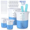Epoxy-Resin-Mengbeker-Set-Siliconen-450ml-100ml-Bekers