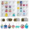 LETS-RESIN-Cabochon-Sieraden-Mallen-Set-36-Voudige-Silicone-Epoxy-Mold-Kit-met-Hangers-Voor-Resin-&-UV-Hars