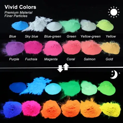 Glow-in-the-Dark-Pigment-Mica-Poeder-kleuren-en-voorbeelden