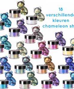 LETS-Resin-Chameleon-Mica-Powder-18-Kleuren-Kleurverschuivend-Pigment