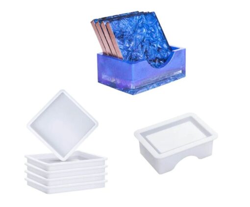 epoxy-mal-Onderzetters-met-houder-Vierkant