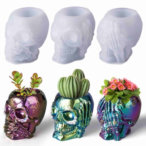 LETS-RESIN-Skull-HOREN-ZIEN-ZWIJGEN