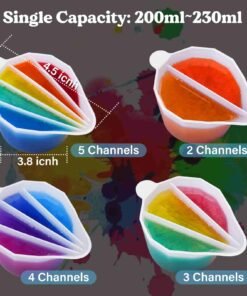 Alternative view of Siliconen Split Cups – Resin Art & Fluid Painting Tools