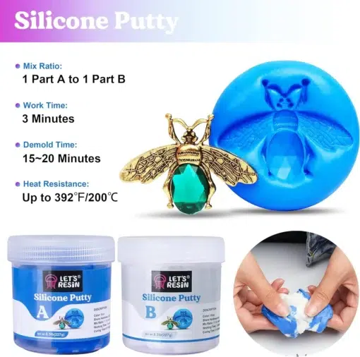 lets-resin-Silicone-putty-voorbeeld