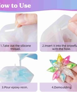 Alternative view of Siliconen Sneeuwvlok Mallen