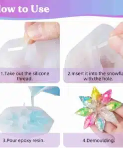 Alternative view of Siliconen Sneeuwvlok Mallen