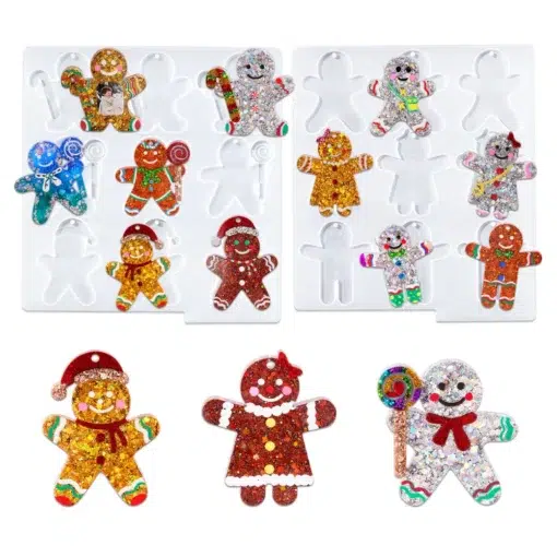 Lets-Resin-Christmas-Gingerbread-Man-Resin-Molds