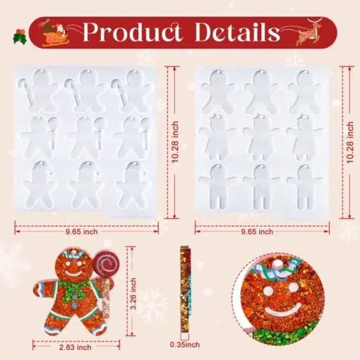 Lets-Resin-Christmas-Gingerbread-Man-Resin-Molds-sizes