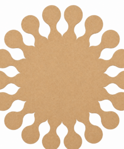 Mandala-druppel-vorm