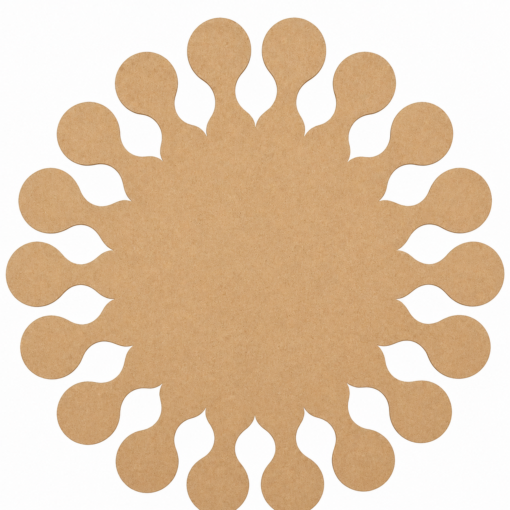 Mandala-druppel-vorm