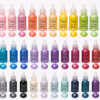 Ranger Liquid Pearls kleurenoverzicht met alle beschikbare parelmoer verfkleuren. Ideaal voor mixed media, dotting art, mandala's, scrapbooking, kaarten maken en epoxy kunst.